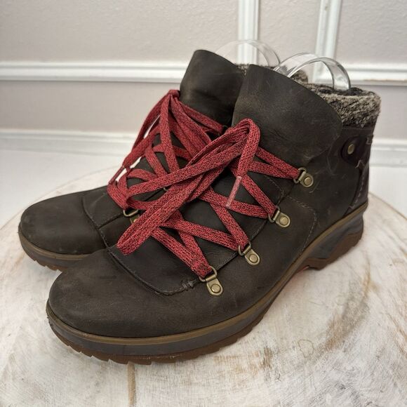MERRELL Eventyr Bluff Boots Women 10 Trekker Bungee Cord Leather Waterproof - Picture 1 of 10